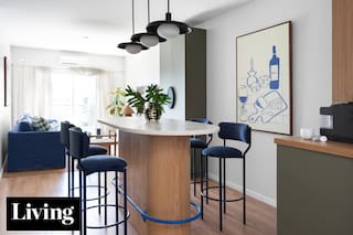 Un tres ambientes pensado alrededor del vino y los amigos