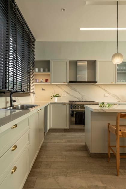 Cocina de estilo industrial (Morelli).