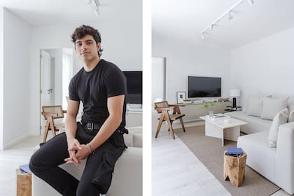 La mesa baja ‘Sakura’ de Travertino es el punto de reunión, de relax y de comidas informales.