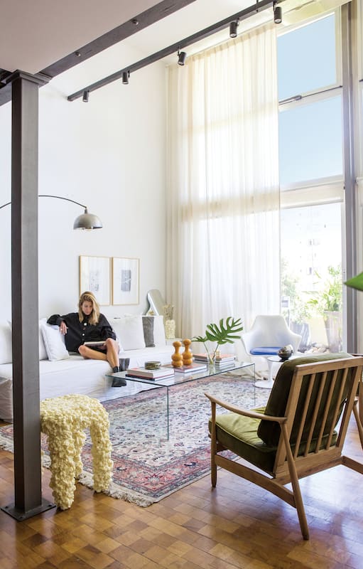 Foto de un living en el edificio La algodonera.