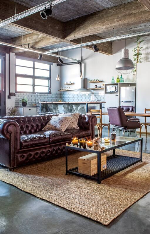 Súper antes y después: Padre e hijo hicieron de un depósito en Vicente López un loft espectacular