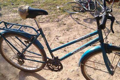 La bicicleta que usaba el albañil detenido acusado de abusar de niños de entre 8 y 10 años