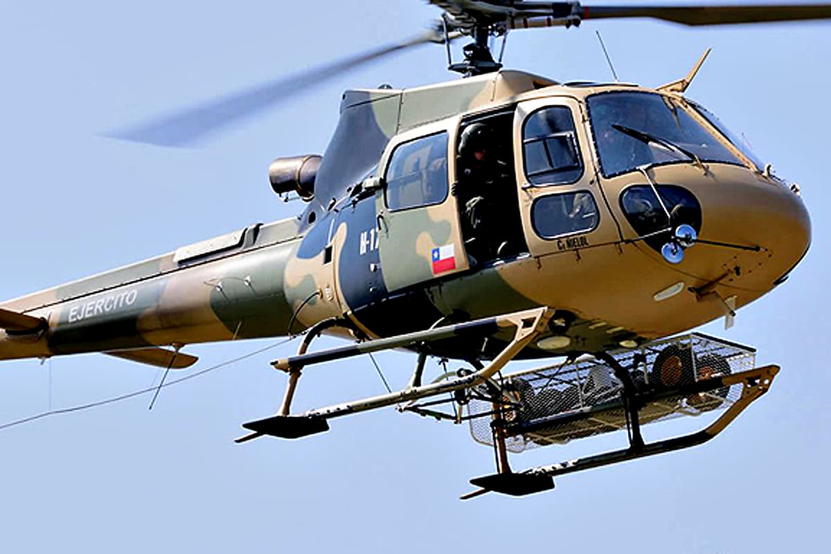 Foto ilustrativa de un helicoptero militar