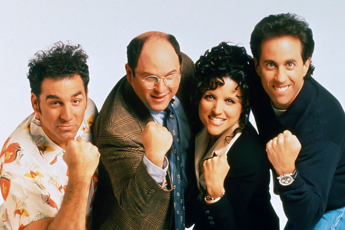 Foto promocional de la serie "Seinfeld"