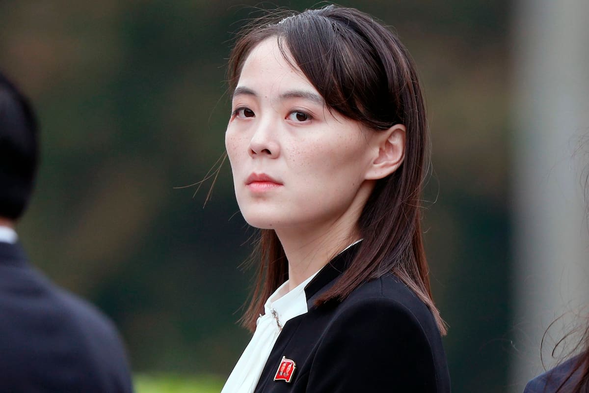 Foto tomada el 2 de marzo de 2019 que muestra a Kim Yo Jong, hermana del líder de Corea del Norte, Kim Jong Un