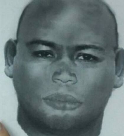 Fotofit del sospechoso, hecho por una de las víctimas del violador serial en mayo