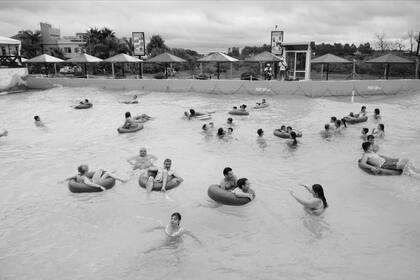Fotografía de la serie Argentinos, de Marcos Zimmermann, exhibida en el Palais de Glace