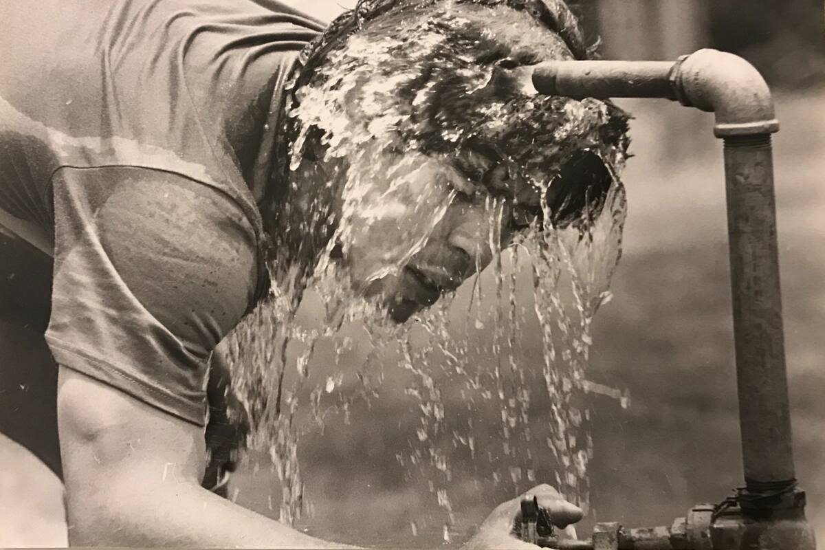 Fotografía del archivo personal de Ezequiel Suranyi, cedida para la muestra Mundo Fútbol en Fototeca FOLA en 2018