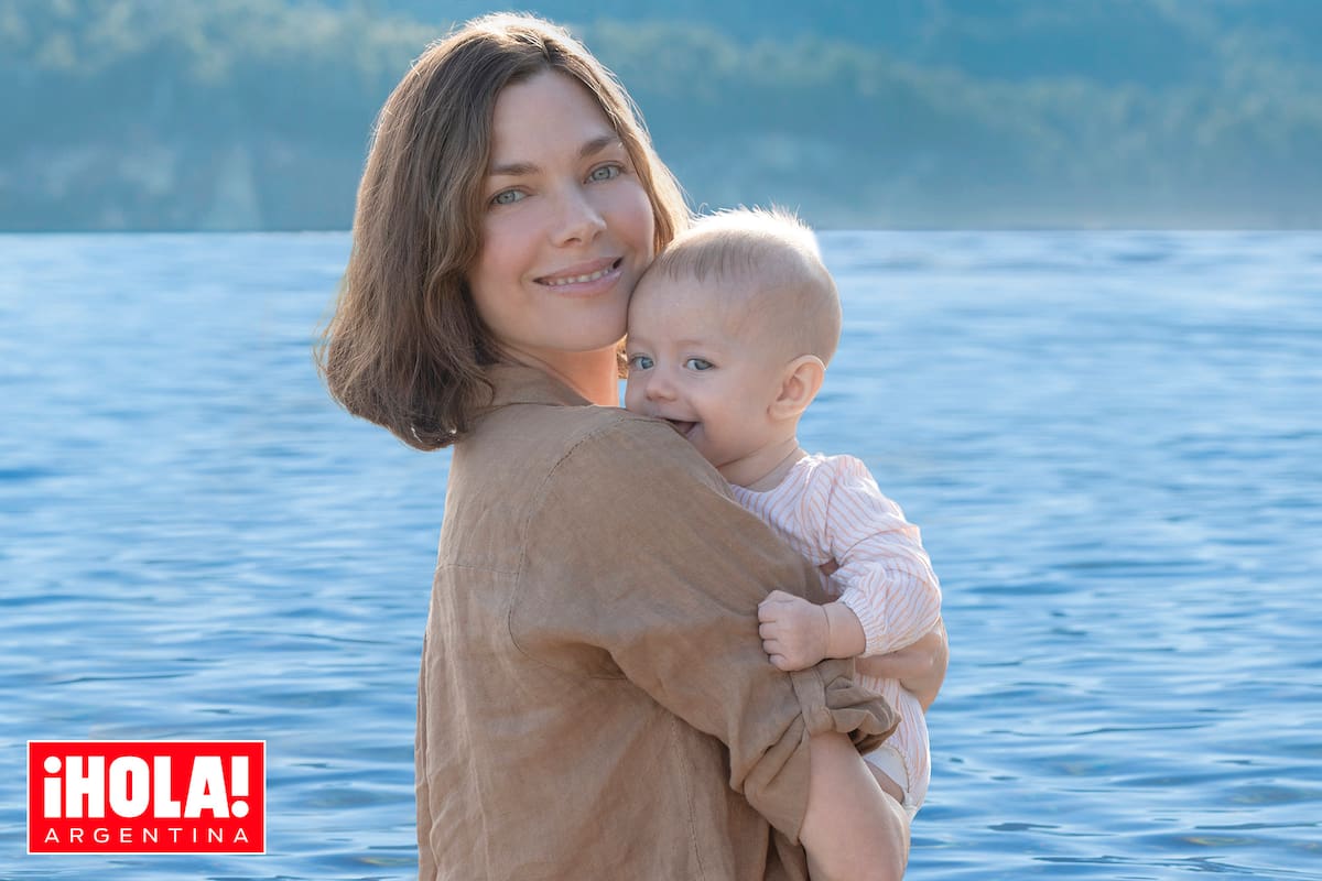 Fotografiada por su marido, Eugenio Levis, habla de cómo la maternidad le cambió la vida