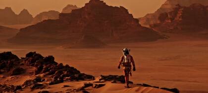 Fotograma de The martian, protagonizada por Matt Damon
