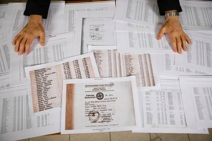Los documentos que encontró el investigador Pedro Filipuzzi