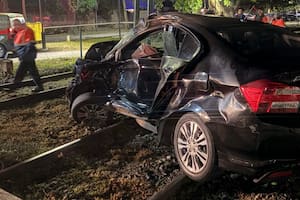 Así quedó el auto que conducía Ernestina Pais al momento de su trágico accidente