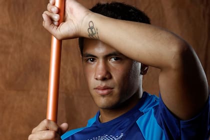 Brian Toledo, muy jovencito pero ya consagrado, en una producción para LA NACION