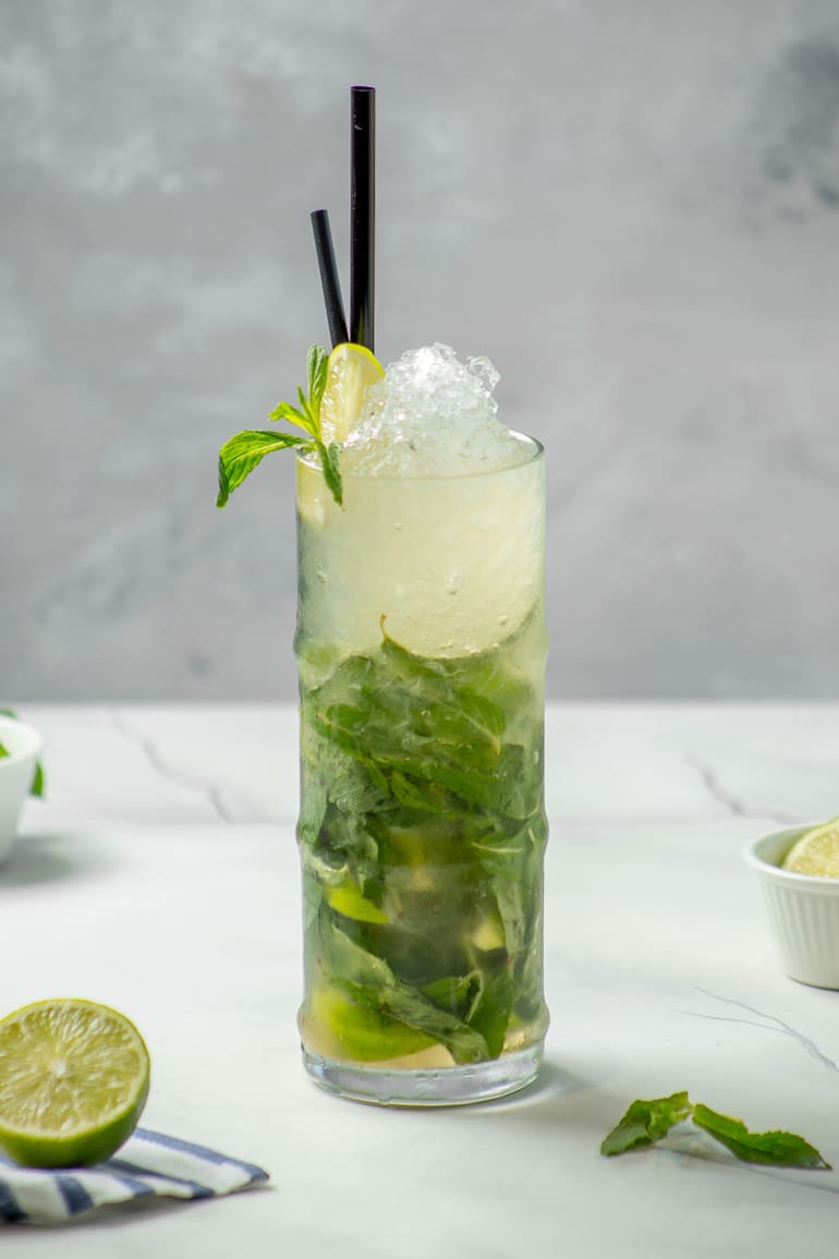 El Mojito, uno de los clásicos cocteles con ron.