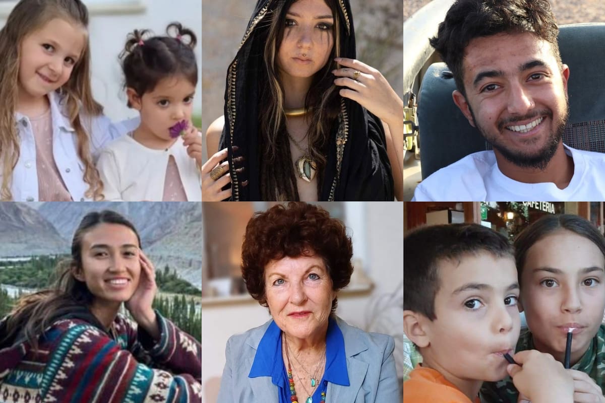 Fotos de rehenes de Hamas difundidas por el gobierno israelí