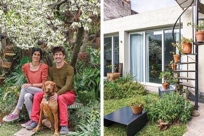 Los arquitectos Florencia Bosisio y Diego Victorica.