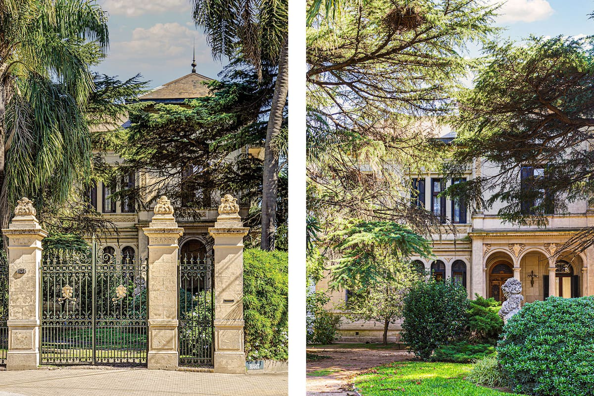 Fotos de Villa Grampa, área protegida patrimonialmente, al igual que otras tantas casas, iglesias y colegios de esta área por demás pintoresca.