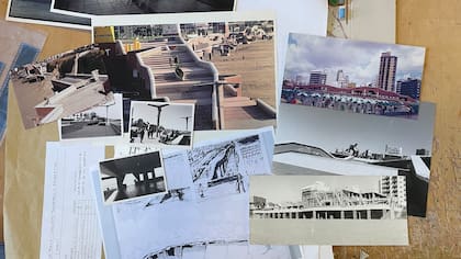 Fotos del Balneario La Perla, en Mar del Plata. Una sección del mismo fue demolida en el año 2019.