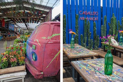 El arte, la gastronomía, las plantas y la música se funden en esta alternativa porteña