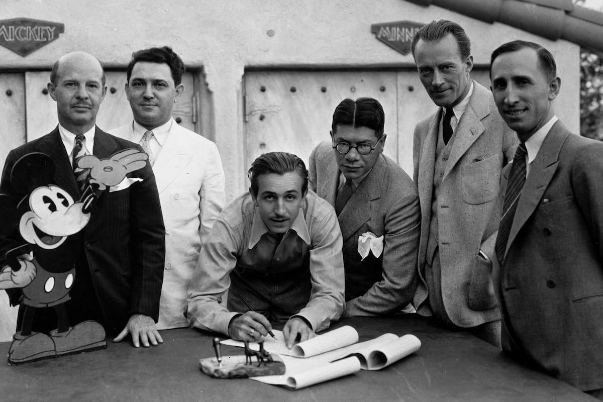 Fotos históricas de la vida de Walt Disney