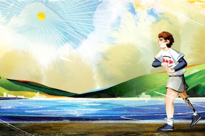 Fox fue un deportista y humanista, considerado un referente en la lucha contra el cáncer