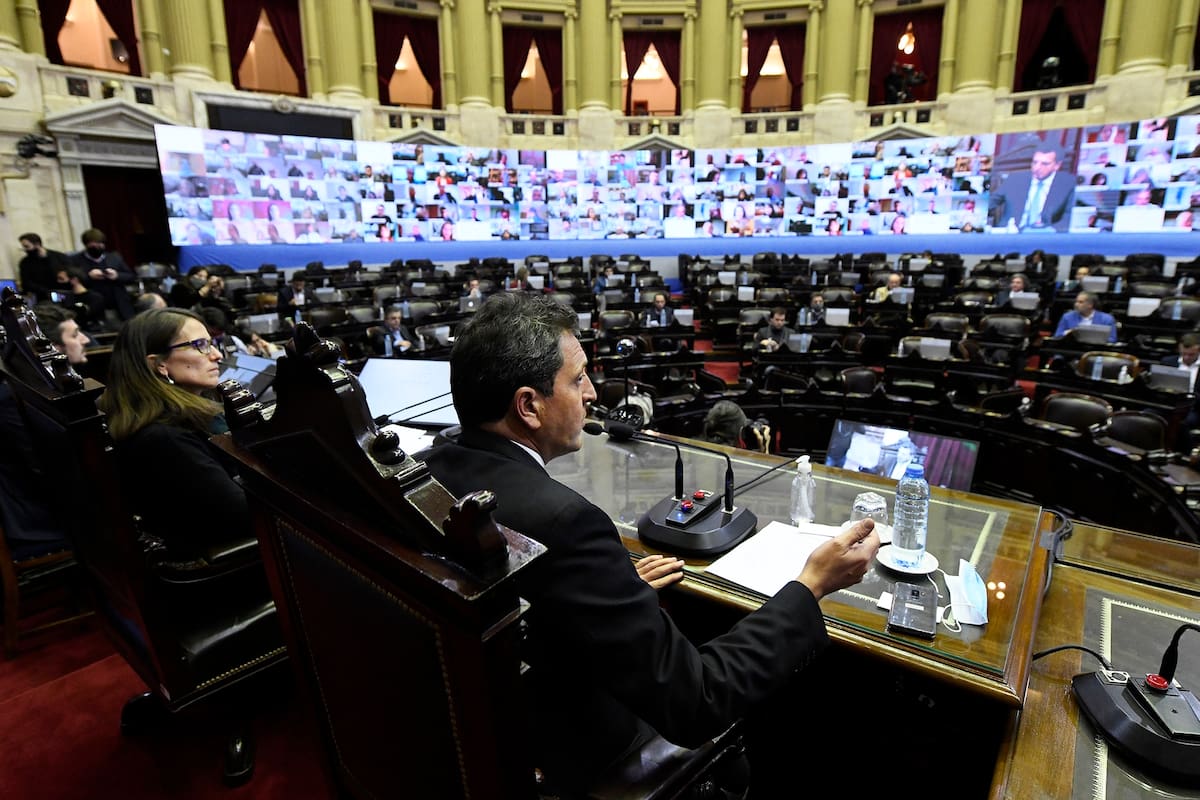 Fracasó el simulacro en Diputados y se posterga la sesión remota