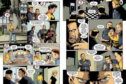 Fragmento de "Elvis Presley: La Novela Gráfica", el comic dedicado al ícono del rock