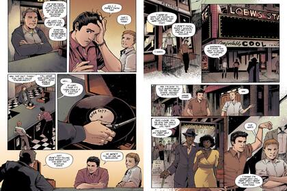 Fragmento de "Elvis Presley: La Novela Gráfica", el comic dedicado al ícono del rock