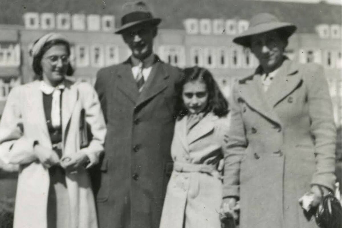 Fragmento de La familia Frank en Merwedeplein, April 1941 Amsterdam Copyright: © Anne Frank House / Anne Frank-Fonds