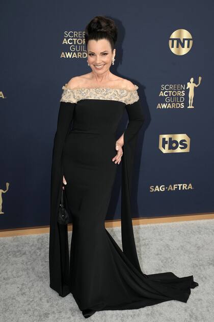 Fran Drescher y un diseño con brillantes