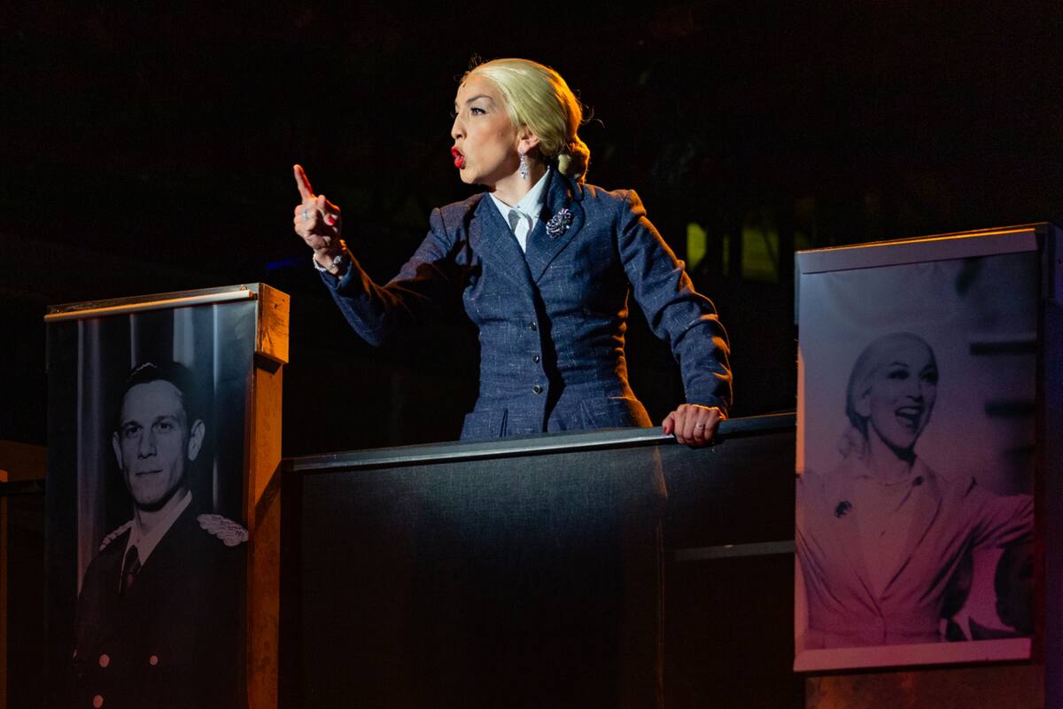 Fran Tapia, la actriz chilena que hoy le da vida a Eva Perón en los Estados Unidos