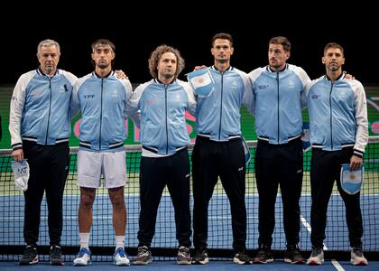 Frana, Tirante, Trungelliti, Ficovich, Federico Gómez y Andreozzi, capitán y cinco jugadores debutantes en la serie de Copa Davis en Corea del Sur