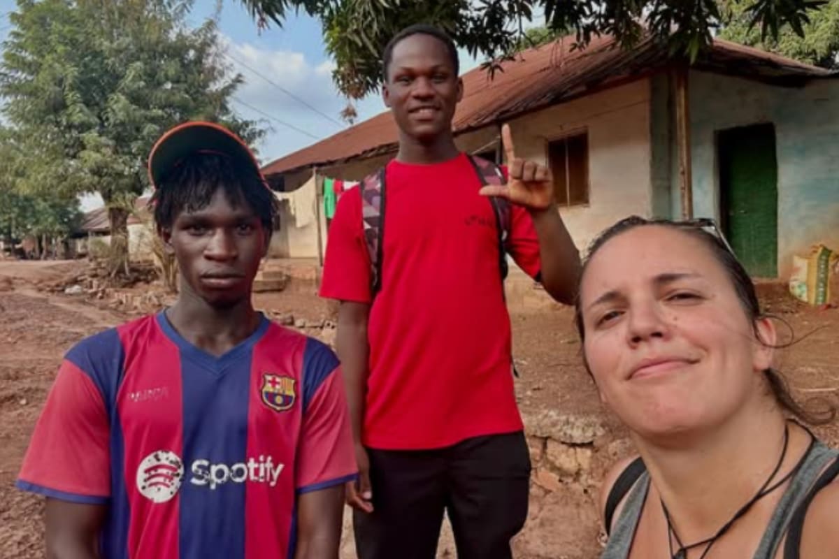 Franca Levin inició su viaje por África en diciembre y va mostrando el paso a paso en sus redes (Foto: @dementeconmochila)