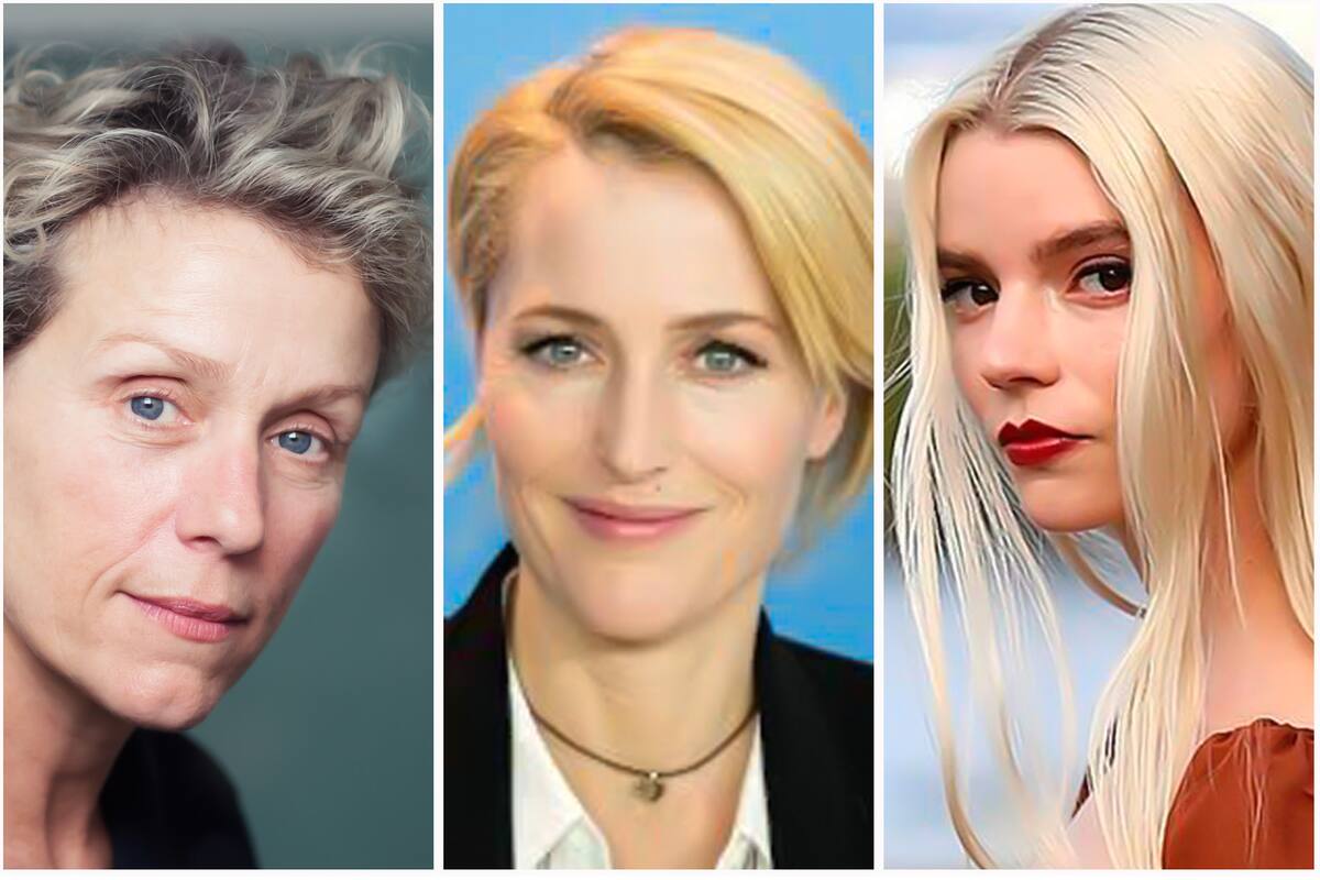 Frances McDormand, Gillian Anderson, y Anya Taylor-Joy, tres de las ganadoras de la entrega