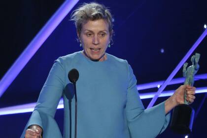 Frances McDormand, mejor actriz por Tres anuncios por un crimen