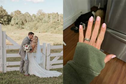Francesca Teal perdió su anillo de bodas en una playa e hizo un pedido en redes.