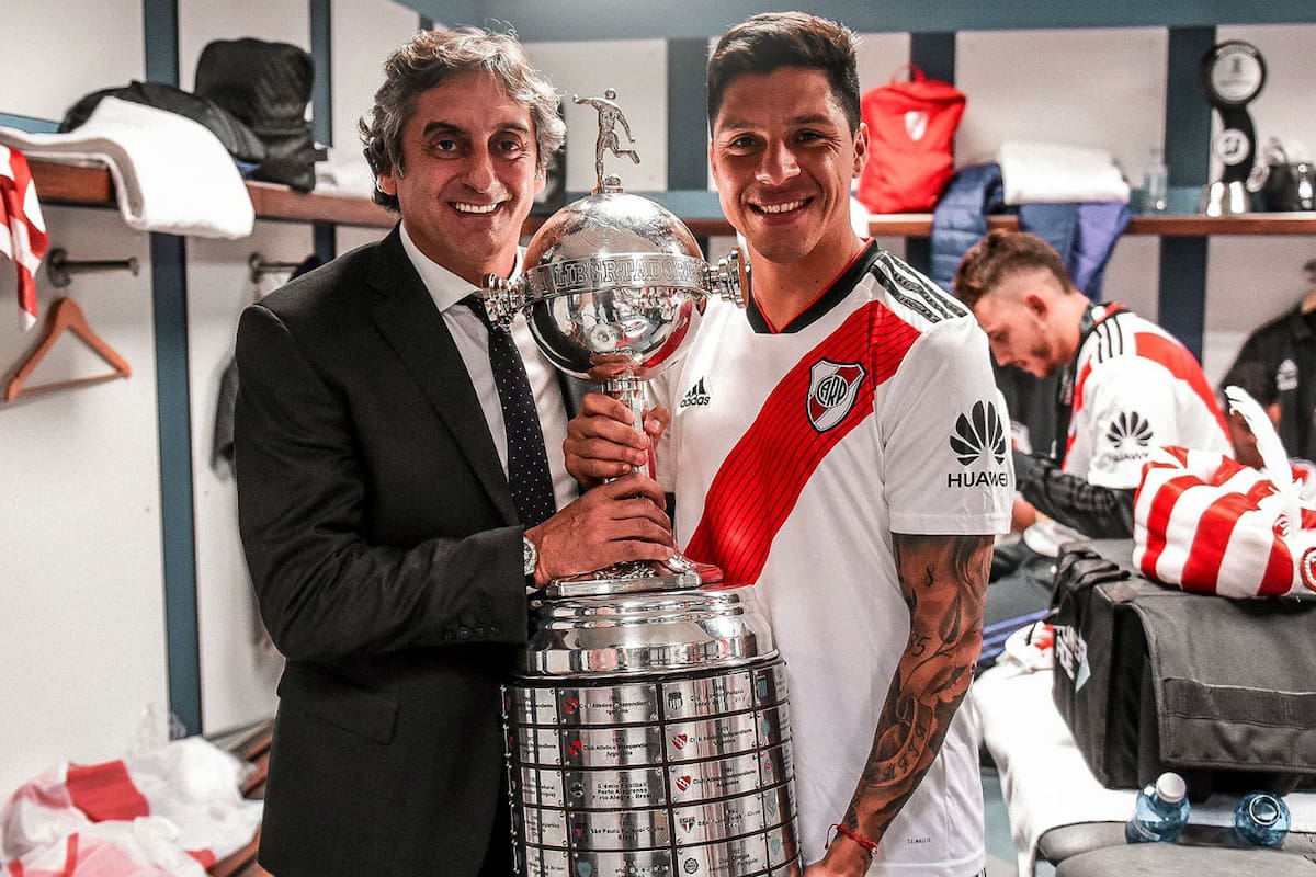 Francescoli le agradeció a Pérez por su entrega con el club en estos tres años
