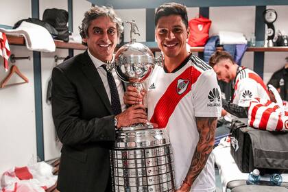 Francescoli le agradeció a Pérez por su entrega con el club en estos tres años