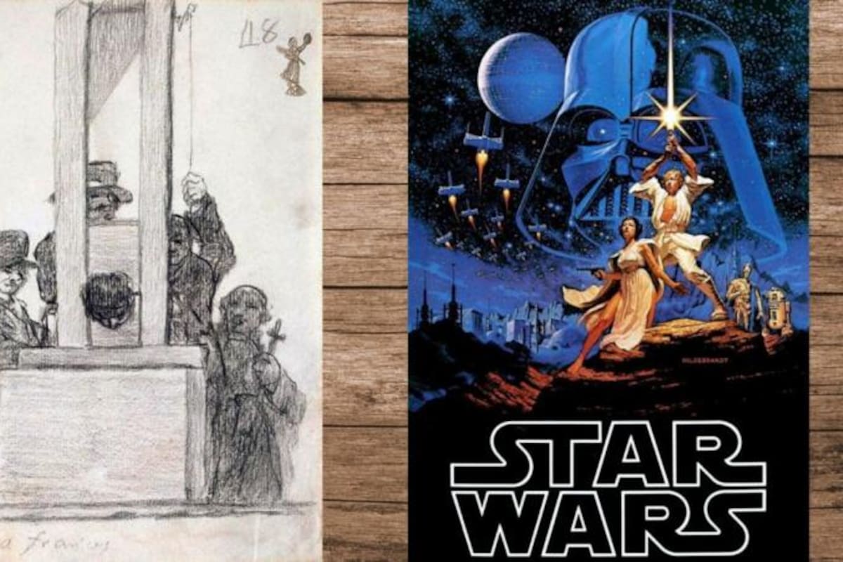 Francia aún usaba la guillotina, ilustrada aquí por Francisco de Goya, cuando "Star Wars" irrumpió y se convirtió en una de las películas definitorias de la historia del cine