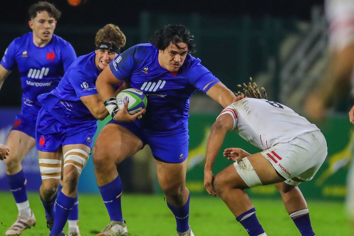 Francia doblegó a Inglaterra en las semifinales del Mundial M20 de rugby y va por el tricampeonato