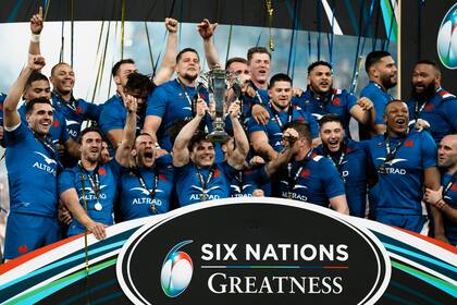 Francia ganó el último Seis Naciones y alcanzó a Gales en el historial