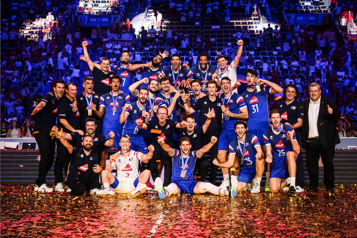 Francia logró su segundo título en la historia de la VNL y alcanzó a Rusia como máximo campeón