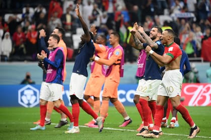 Francia se clasificó a la final del Mundial tras ganarle a Marruecos por 2 a 0