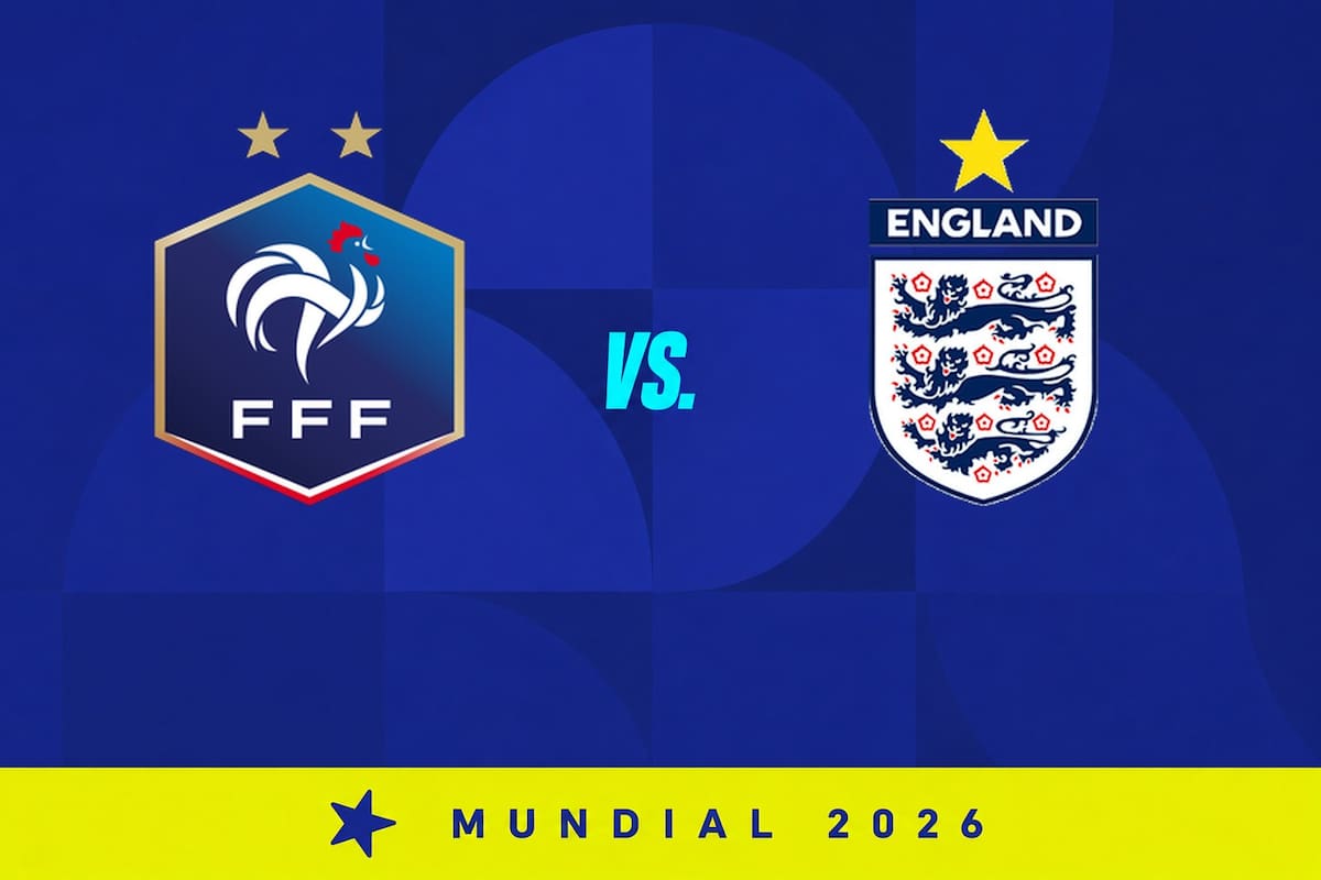 Francia vs. Inglaterra por el Mundial 2026: día, hora y cómo seguir online