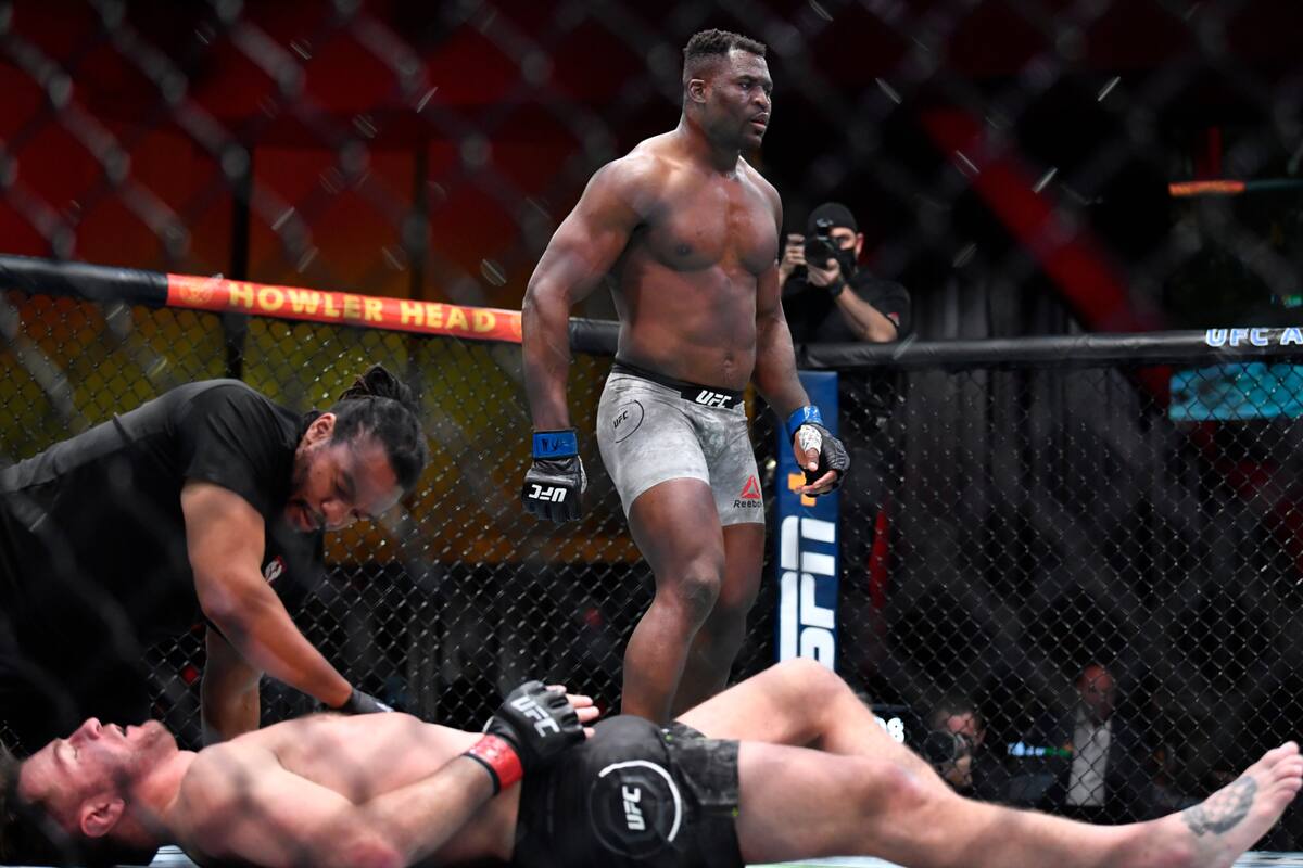 Francis Ngannou demoledor contra el estadounidense Stipe Miocic