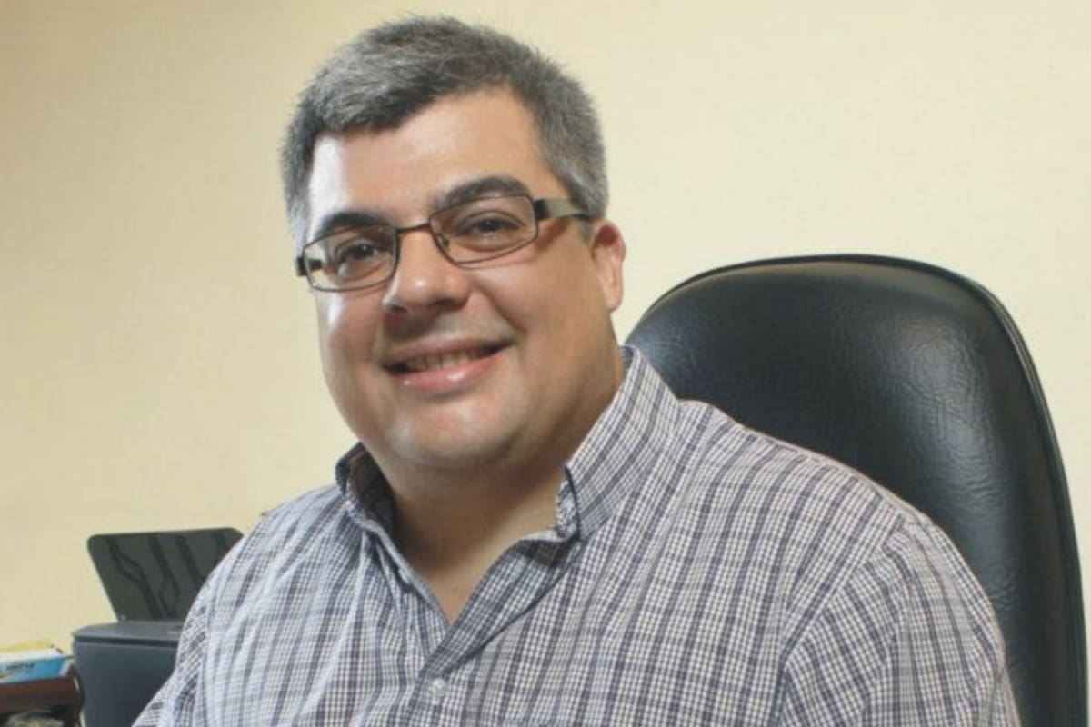 Francisco Antonio Fariña Centurión, consultor, que se reúne con empresarios argentinos interesados en Paraguay.