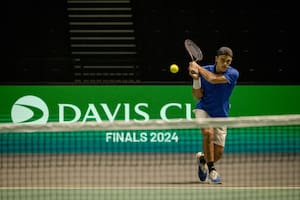 Francisco Cerúndolo es uno de los singlistas del equipo argentino para la Copa Davis 2024