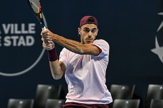 Cerúndolo igualó su mejor actuación bajo techo: venció al francés Chidekh y está en las semifinales de Bruselas