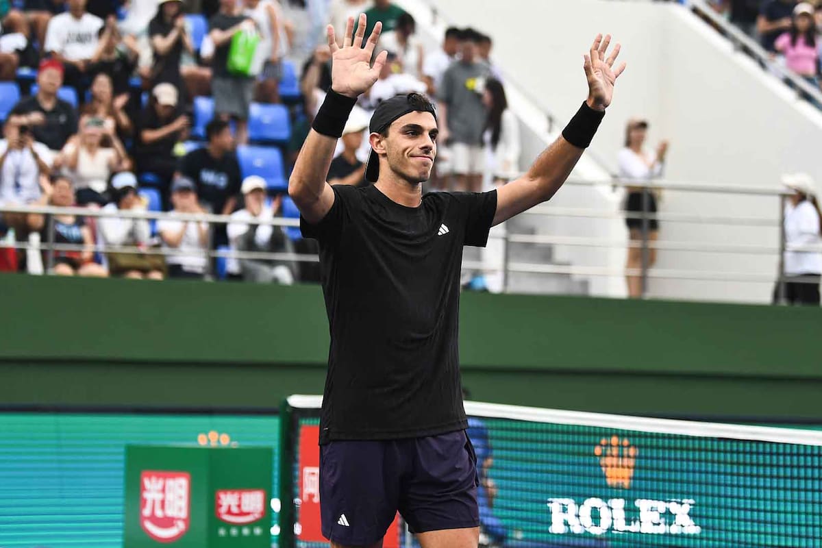 Francisco Cerúndolo venció a Adrian Mannarino en el Masters 1000 de Shanghái