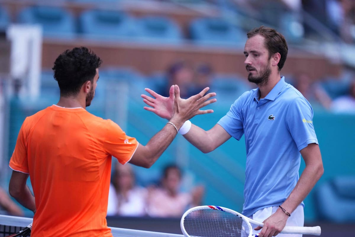 Francisco Cerúndolo venció a Daniil Medvedev en el único partido entre ambos, en el Masters 1000 de Miami 2026